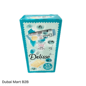Delisso Coconut Cream Wafer Bar with Layers of Crisp Wafers and Coconut Filling