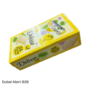 Delisso Banana Cream Wafer Bar with Crisp Layers and Banana Filling