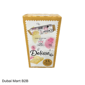 Delisso White Chocolate Wafer Bar with Crispy Layers and Creamy White Chocolate