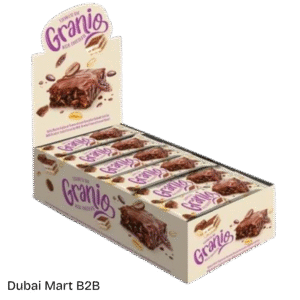 Granio Tiramisu Cereal Bar with Coffee and Cream Flavor