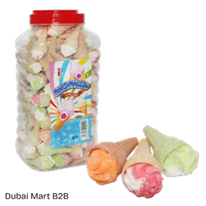 Marshmallow Cones Tub – Ice Cream Cone-Shaped Marshmallow Treats