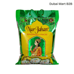 Nur Jahan Basmati Rice 5kg – Premium Long-Grain Rice for Dubai Mart B2B