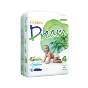 KissKissKids Dream Baby Diapers (L) 66 PCS - Dubai Mart B2B