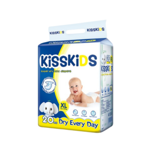 KissKissKids Super Dry Baby Diapers XL (20 PCS) - Dubai Mart B2B