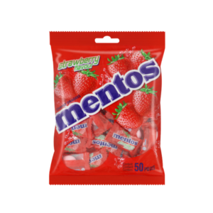 Mentos Chewy Dragees Strawberry - Dubai Mart B2B