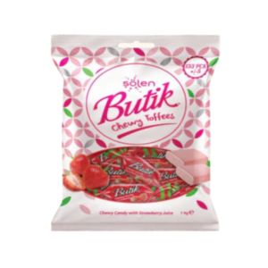 Solen Butik Chewy Toffees Strawberry - Dubai Mart B2B - Sweetmart